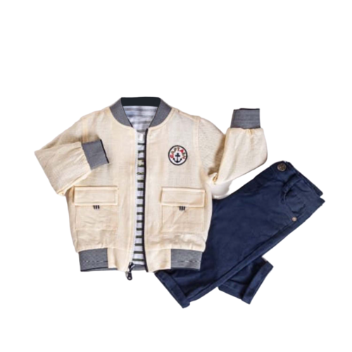 Infant and Toddler 3-Piece Boys' Outfit - Jacket, T-Shirt & Jeans