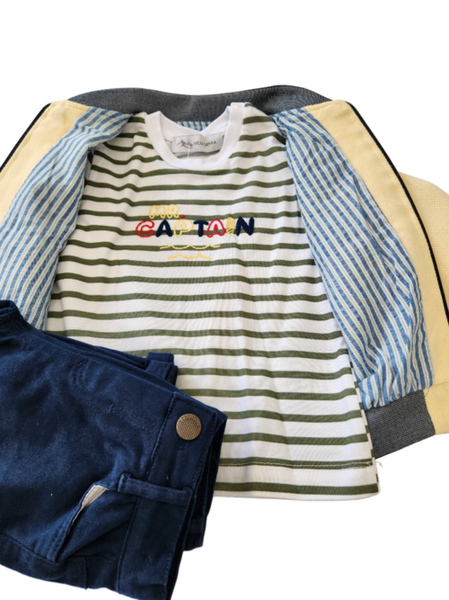 Infant and Toddler 3-Piece Boys' Outfit - Jacket, T-Shirt & Jeans