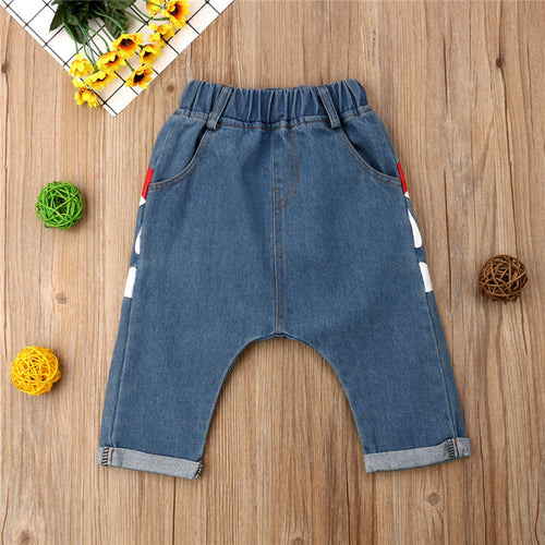 Fashion Spring Summer Baby Boys Jeans Pants Kids