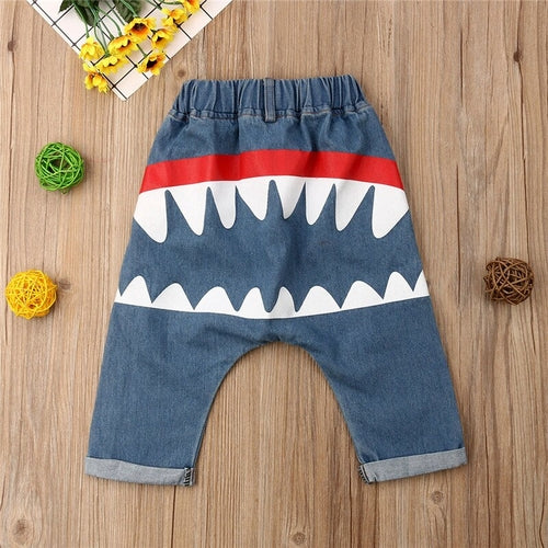 Fashion Spring Summer Baby Boys Jeans Pants Kids