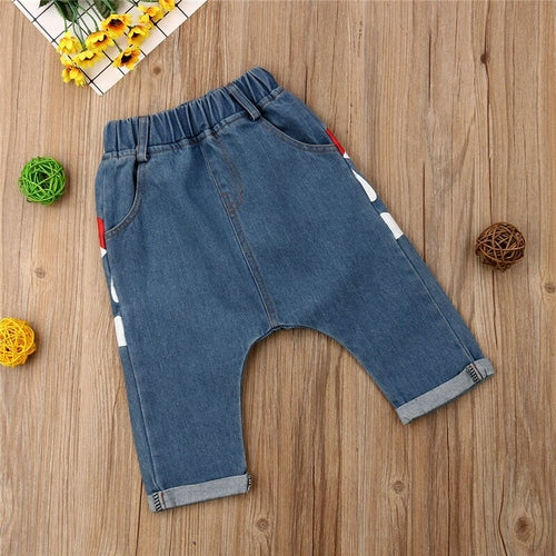 Fashion Spring Summer Baby Boys Jeans Pants Kids