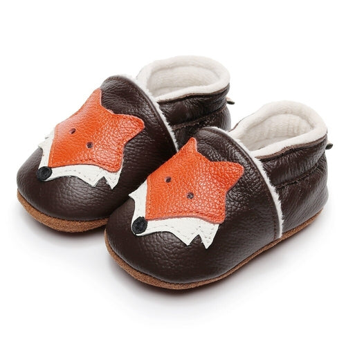Fox style Genuine Leather Baby Shoes 2019 Autumn