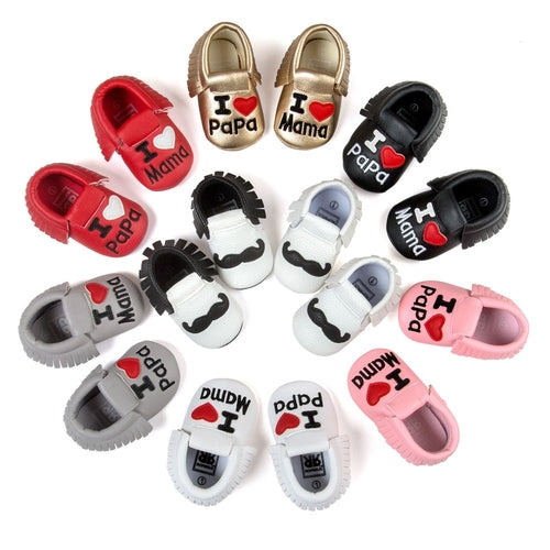 Romirus New brand Pu leather baby moccasins shoes