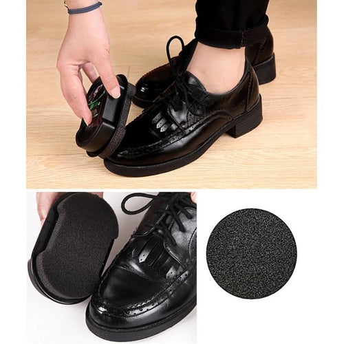 Shoes Brush Wax Shining Sponge Cleaner Polishing