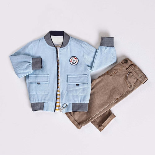 Infant and Toddler 3-Piece Boys' Outfit - Jacket, T-Shirt & Jeans