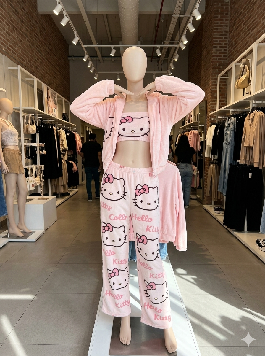 Conjunto' hello Kitty 3 piezas